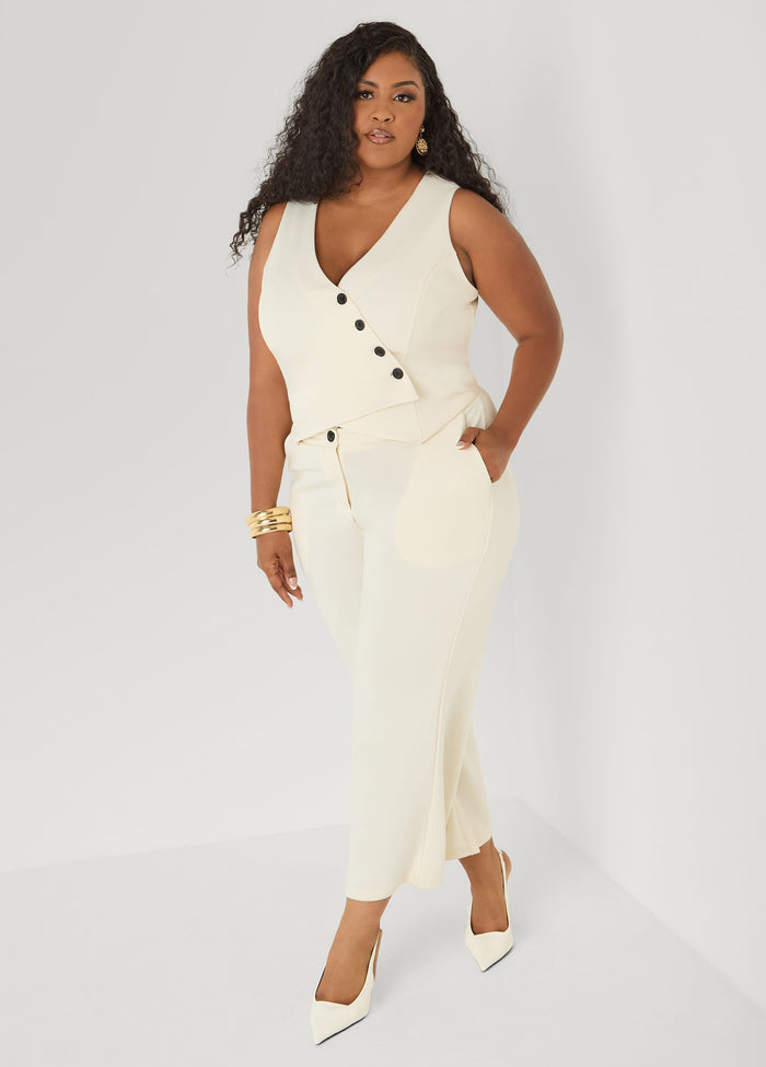 Vest Wide Leg Jumpsuit