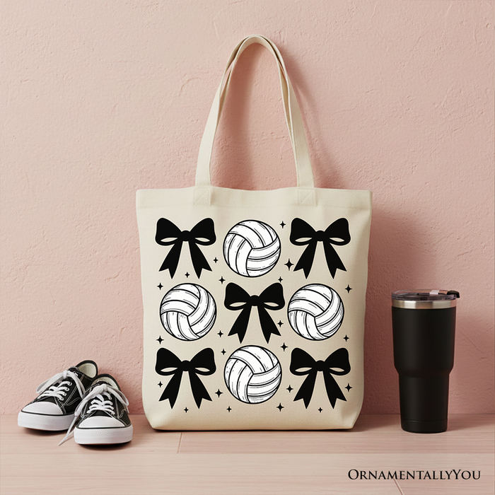Volleyball Canvas Tote Bag