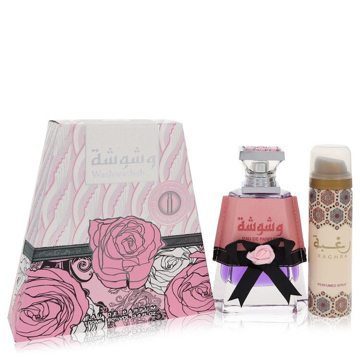 Washwashah by Lattafa Eau De Parfum Spray Plus Deodorant